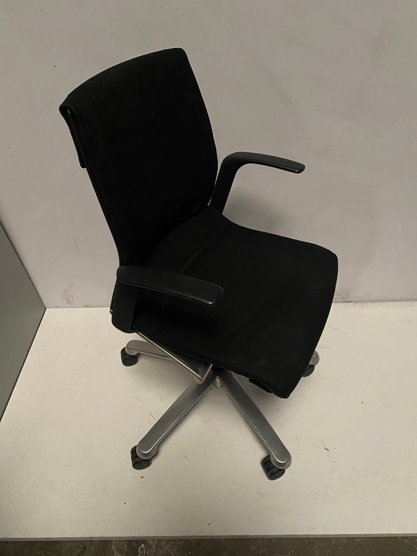 SILLA OPERATIVA BRAZOS RECTOS 5R ALUMINIO