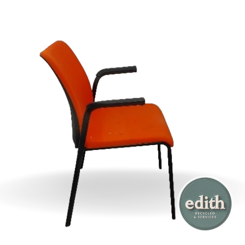 SILLA CONFIDENTE STEELCASE NARANJA