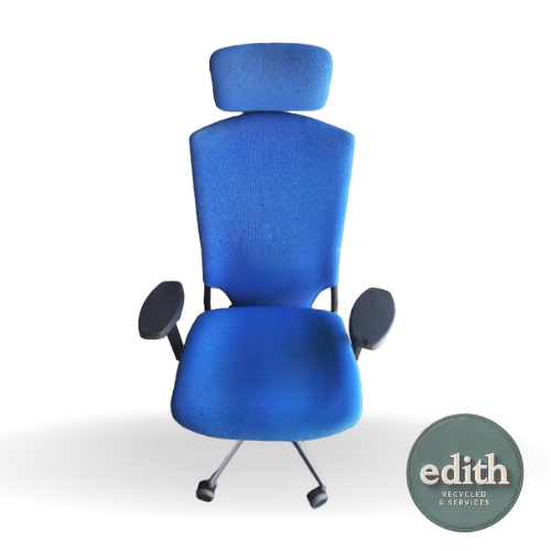 SILLA OPERATIVA AZUL ALTA DIRRECION