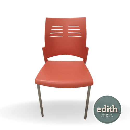 SILLA COLECTIVIDADES NARANJA ACTIU