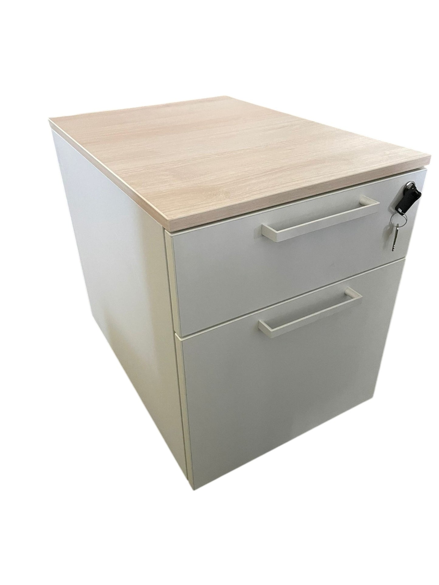 CAJONERA CUERPO METÁLICO CON TAPA DE MADERA