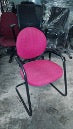 SILLA CONFIDENTE ROSA CON BRAZOS