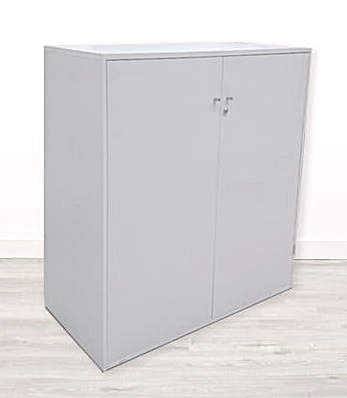 ARMARIO BAJO BLANCO METALICO. 98x100x50