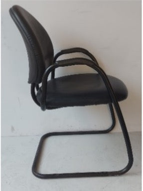 SILLA CONFIDENTE NEGRA RETRO