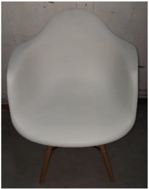 SILLA COLECTIVIDADES POLIPROPILENO BLANCO