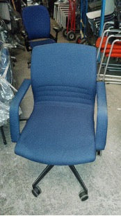 SILLA OPERATIVA AZUL ERGONOMICA E.O.