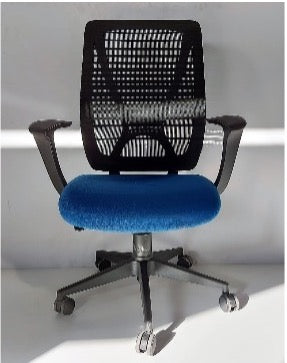 SILLA OPERATIVA AZUL NEGRA HERPESA