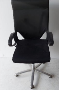 SILLA OPERATIVA NEGRA GS BRAZOS DISEÑO