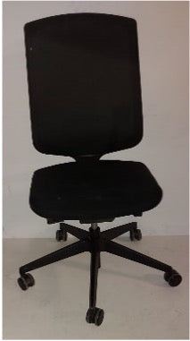 SILLA OPERATIVA NEGRA SIN BRAZOS GS