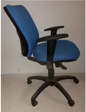 SILLA OPERATIVA CON RUEDAS E.O. LISTA PARA RETAPIZAR COLORES A ELEGIR