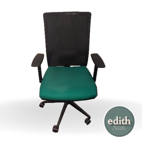 SILLA OPERATIVA VERDE NEGRA