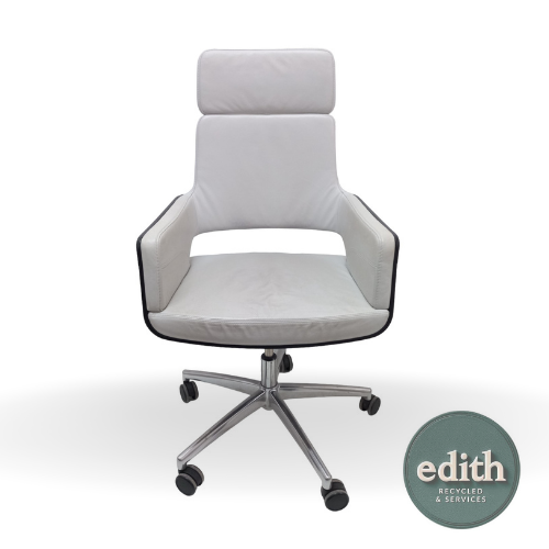 SILLA OPERATIVA BLANCA THONEY