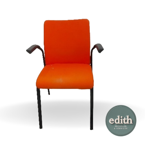 SILLA CONFIDENTE STEELCASE NARANJA