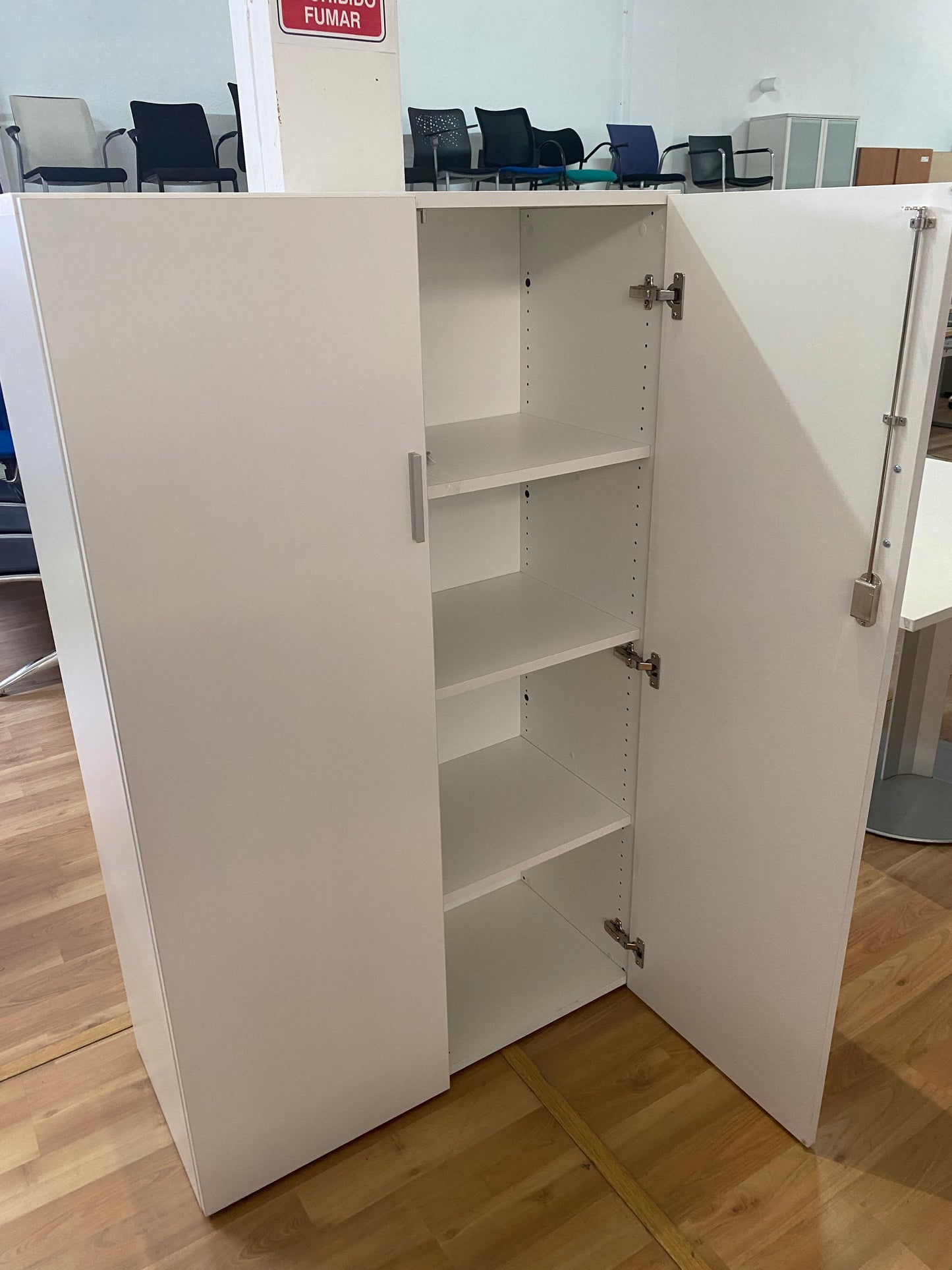 ARMARIO ALTO BLANCO MADERA 150X90X43