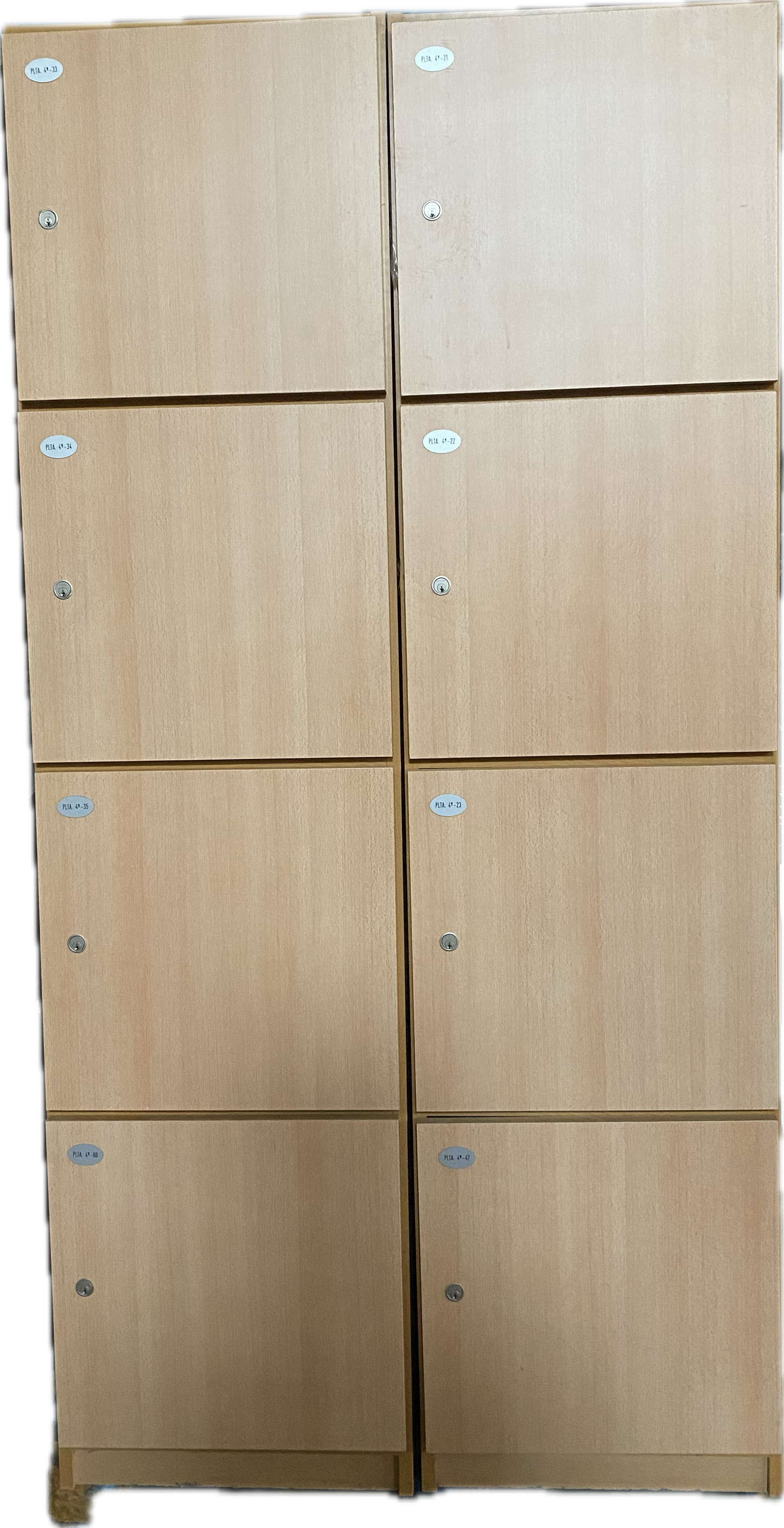 TAQUILLAS MADERA 4 ARMARIOS