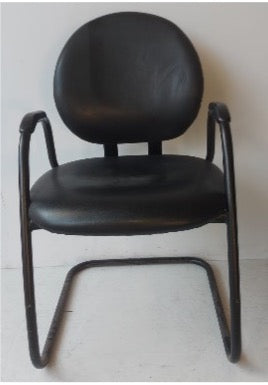 SILLA CONFIDENTE NEGRA RETRO